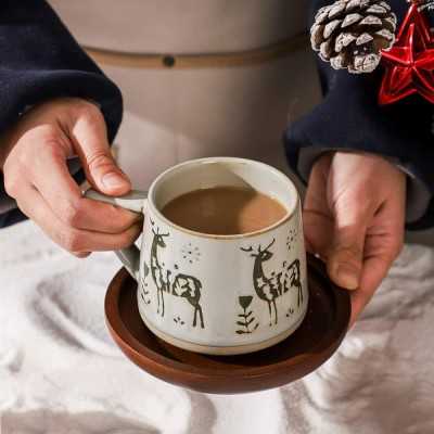 Tasse à Café en Céramique Rétro 300 ml 