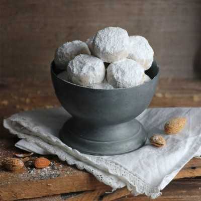 kourabies à la vanille - Biscuits sablés Grecs