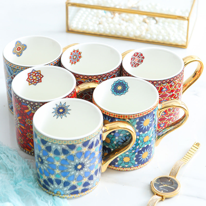 tasse en céramique style marocain