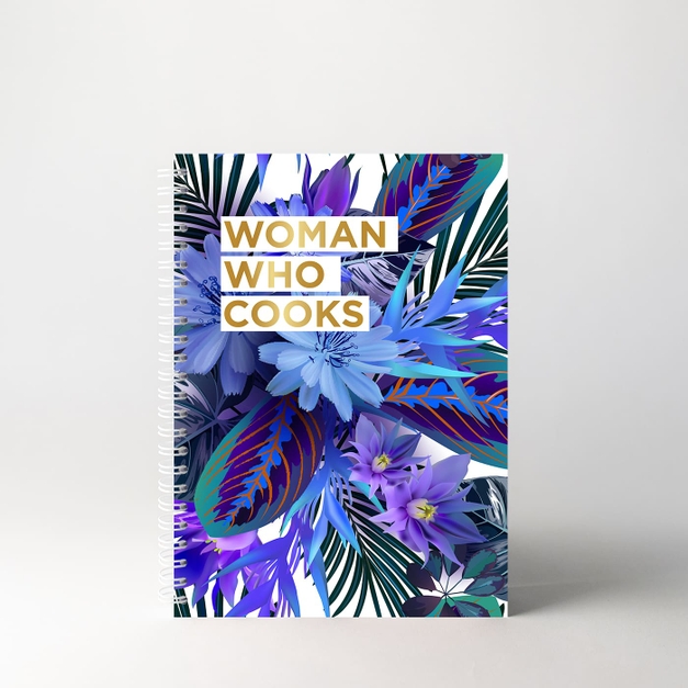 Carnet de Recettes "Woman Who Cooks - Tropical Indigo