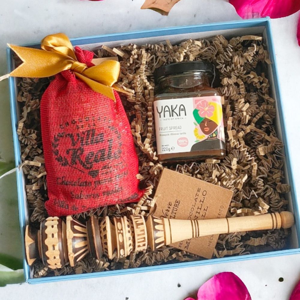 Coffret cadeau pause gourmande exotique